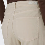 ONLY ONLJUICY High waist Wide Leg 32" Length In Ecru