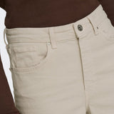 ONLY ONLJUICY High waist Wide Leg 32" Length In Ecru