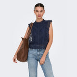 ONLY ONLKARO Lace Top On Night Sky