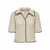ONLY ONLLUCIE Knitted cardigan in Ecru