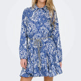 ONLY ONLLUMINA Short dress In Blue