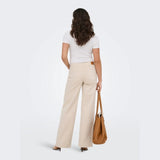 ONLY ONLMADISON Wide Pant 32" Length In Oatmeal