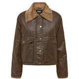 ONLY Onlmountain Short Wash Jacket in Brown