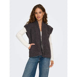 ONLY ONLNAYA Teddy Gilet In Seal Brown