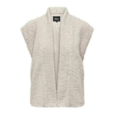 ONLY Onlnaya Teddy Gilet In Stone
