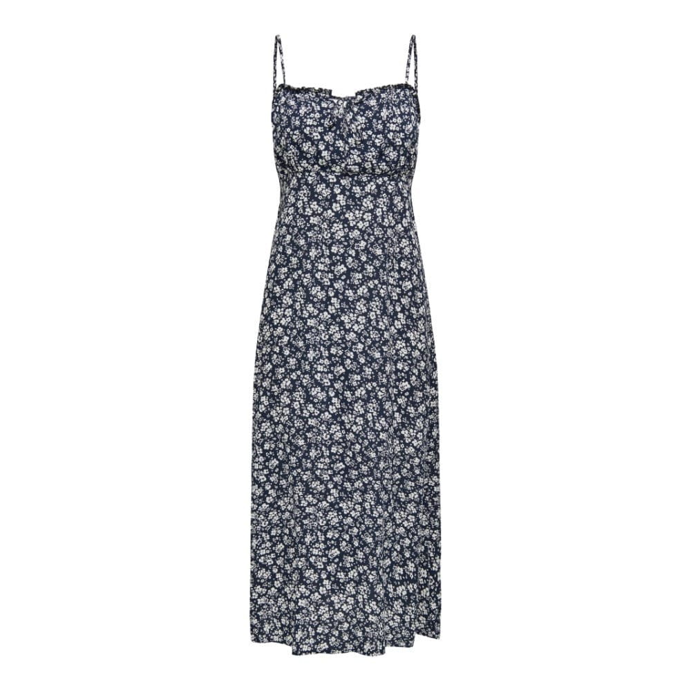 ONLY Petite ONLNELLY LIFE ALEXA MIDI DRESS - Jurk - brown/beige ONLY Petite ONLNELLY LIFE ALEXA MIDI DRESS - Jurk - brown/beige