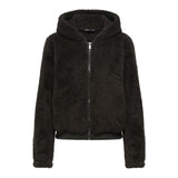 ONLY ONLNEWANNA Teddy Jacket Jacket In Chocolate