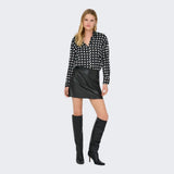 ONLY ONLNIELLA Faux Short Skirt In Black