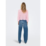 ONLY Onlnola Life 3/4 Pullover Knit In Pink