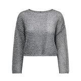 ONLY ONLNORA Knitted pullover In Silver