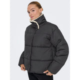 ONLY ONLOLIVE Puffer Jacket In Black / Birch