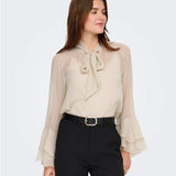 ONLY ONLPENINNA Blouse In Oxford Tan