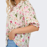 ONLY ONLRAYA Blouse In Cloud Dancer