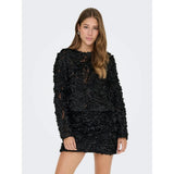 ONLY ONLROSEBLOOM Top In Black
