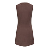 ONLY ONLSIESTA Short Dress In Brown