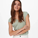 ONLY ONLSILVERY Top In Desert Sage