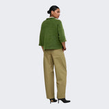 ONLY ONLSIMONI 3/4 Knitted Pullover In Forest Night