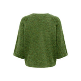 ONLY ONLSIMONI 3/4 Knitted Pullover In Forest Night