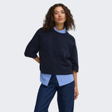 ONLY ONLSIMONI 3/4 Knitted Pullover In Night SKy