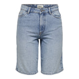 ONLY ONLSONNY High waist Regular Fit Denim shorts In Blue / Light Blue Denim
