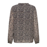 ONLY ONLSTAR V-neck top In Black multi