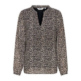 ONLY ONLSTAR V-neck top In Black multi