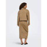 ONLY ONLSTINA Jacket In Cocoa Créme