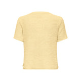 ONLY ONLSUNNY Knitted Top In Double Cream