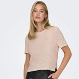 ONLY ONLSUNNY Knitted Top In Pumice Stone