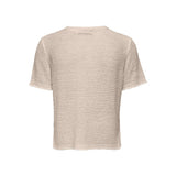 ONLY ONLSUNNY Knitted Top In Pumice Stone