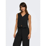 ONLY ONLTHANA Tailored Waistcoat In Black