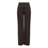 ONLY ONLTHEA Baggy Fit Knitted Trousers In Brown