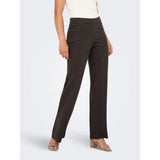 ONLY ONLTHEA Baggy Fit Knitted Trousers In Brown