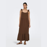ONLY ONLTHYRA Long Dress In Pinecone