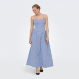 ONLY ONLTIARI Strap Hip Dress In Blue