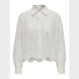 ONLY ONLVALAIS Shirt In White
