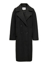 ONLY Onlwembley Long Sleeve Oversize Coat in Grey