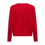 ONLY ONLXMAS Sequins Antler Christmas Jumper In Red
