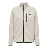 ONLY ONPMON Sweat Cardigan In Pumice Stone