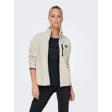 ONLY ONPMON Sweat Cardigan In Pumice Stone