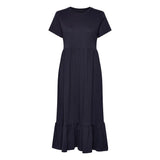 ONLY Peplum Calf Dress In Night Sky