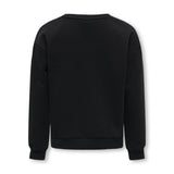 ONLY Sequin Sweat O-Neck Christmas Sweatshirt Black Flamingo
