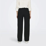 ONLY Wide Fitted Trousers In Black