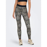ONLY ONPGIL-2-LEO Skinny Fit Leggings In Black