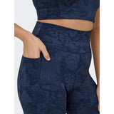 ONLY PLAY ONPJAM-2-FIRE Tight Fit Sports Leggings In Navy
