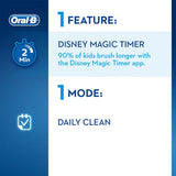 Oral B Kids Frozen II Electric Rechargeable Toothbrush Starter Kit with 2 Brush Heads for Ages 3+