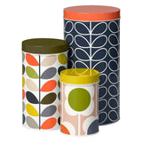 Orla Kiely Storage Tins, Set Of 3