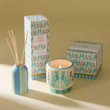 Paddywax A Dopo Cheetah Linen & Orris Boxed Ceramic Candle