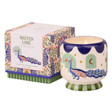 Paddywax A Dopo ‘Peacock’ Misted Lime Candle 8oz