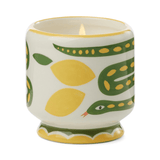 Paddywax A Dopo Snake Wild Lemongrass Ceramic Candle 8oz